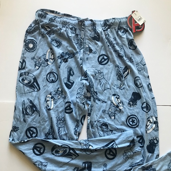 Marvel Other - NWT Men's Avengers Pajama Pants - Blue L - A0211